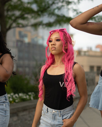 "Pretty in Pink" 13x4 HD Lace Frontal Straight Wigs