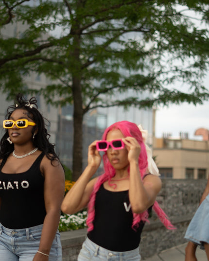 "Hard In The Pink" Glasses