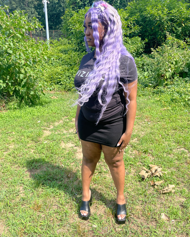 Purple 13x4 HD Lace Frontal Straight Wigs