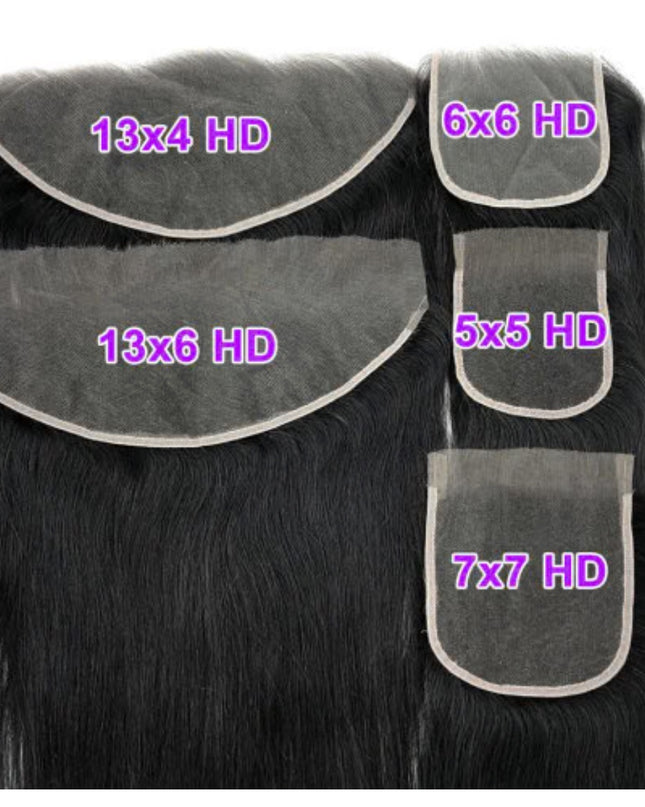 13x4 HD Lace Frontals