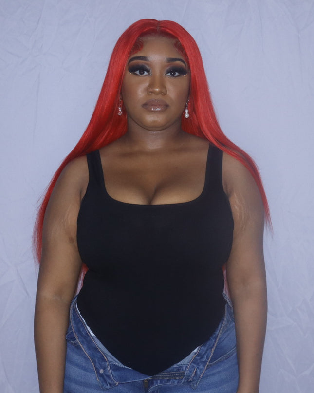 Solid Ribbed Knit Bodysuit