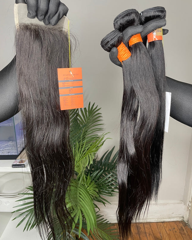 3 Bundles & 4x4 Closure