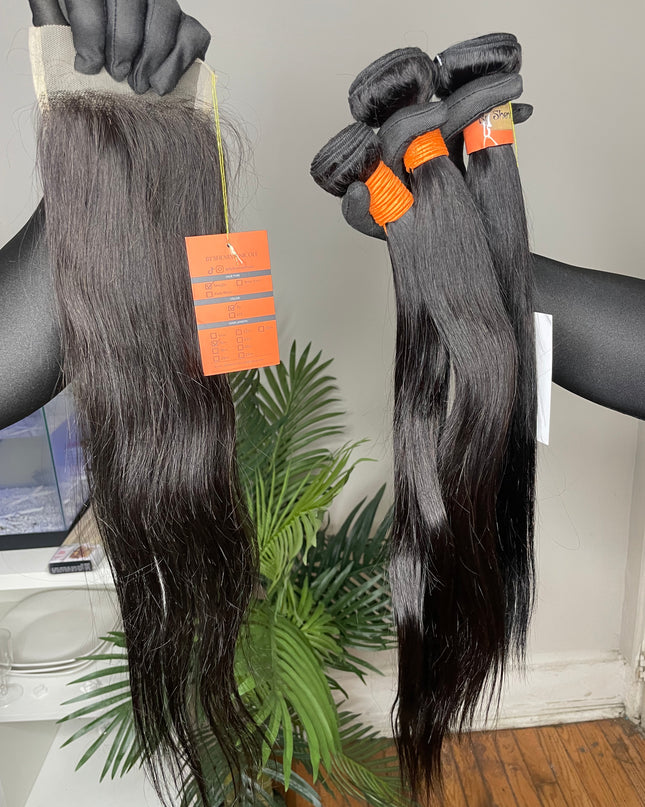 3 Bundles & 4x4 Closure